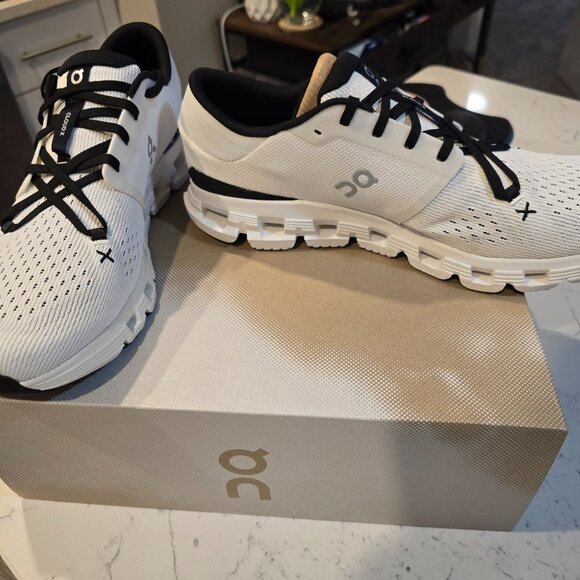 On Cloud X 4 Ivory Black Men's Athletic Shoes 3ME30040791 Size 13 Running Trail - Picture 4 of 11